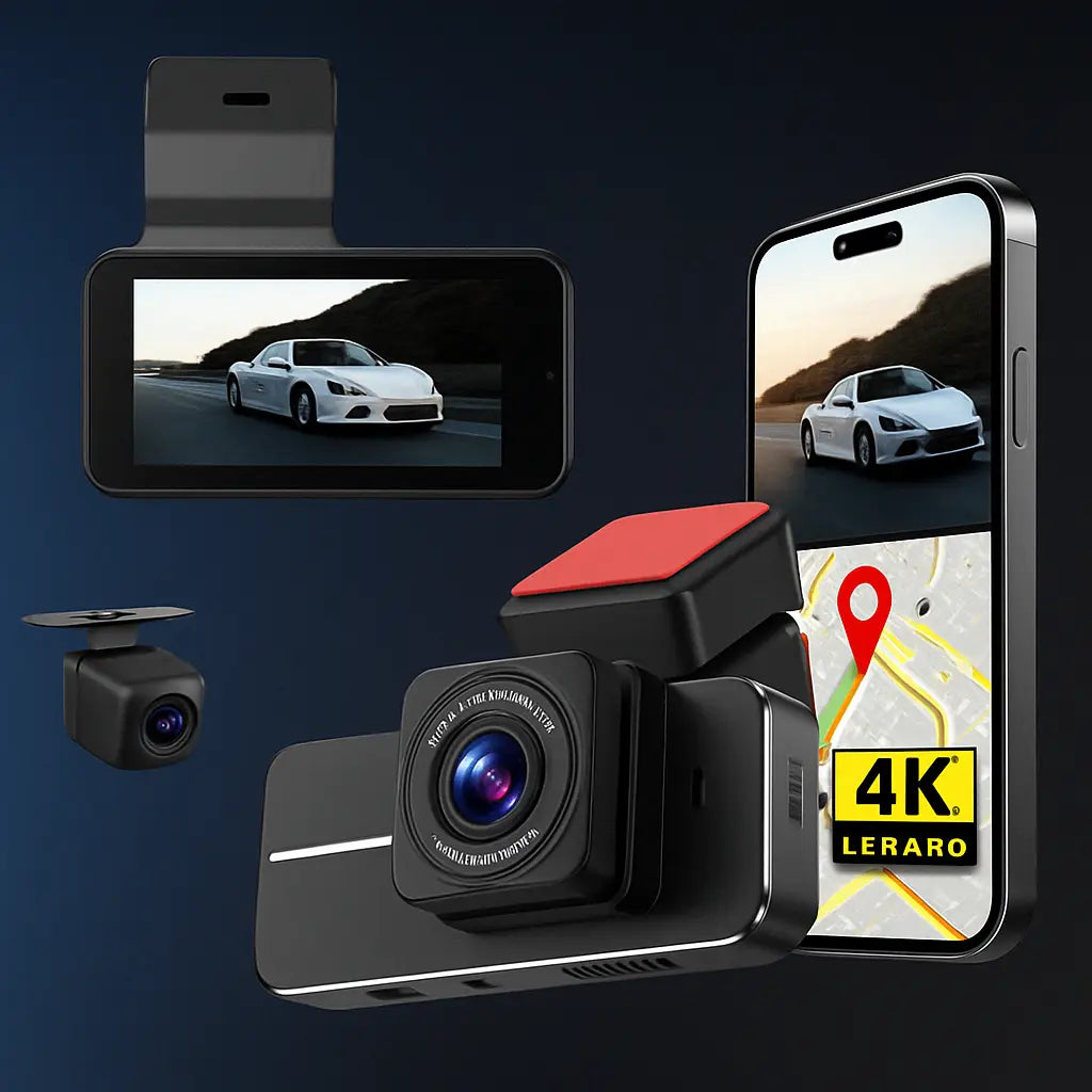 4K Двоен Видеорегистратор за Автомобил – Предна и Задна Камера PERGLOT Bulgaria