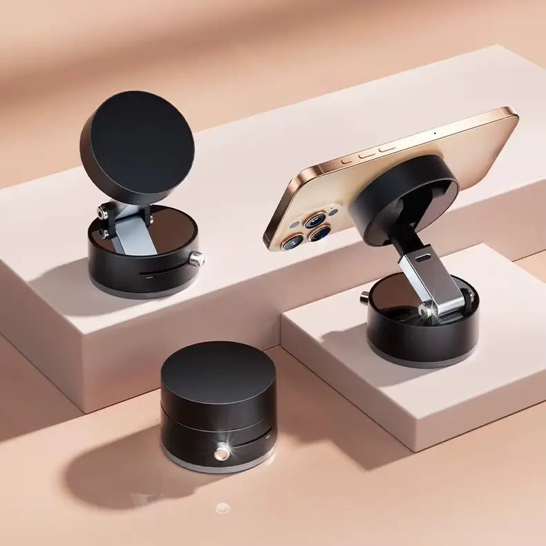 Ултра Стабилна Магнитна Стойка за Телефон с Вакуум Закрепване PERGLOT Bulgaria