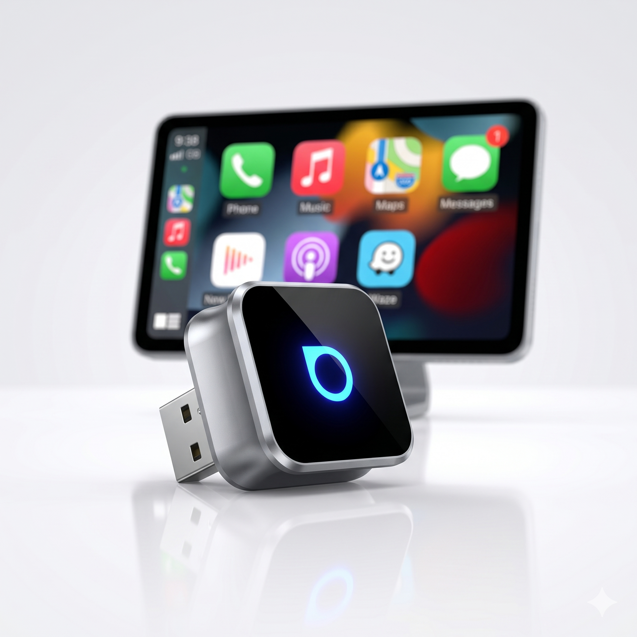 Perglot GO Wireless - адаптер за безжично свързване за Android Auto и Apple CarPlay